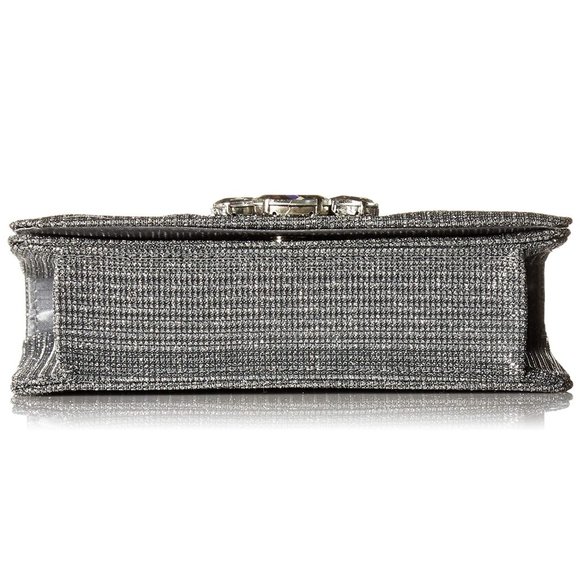 Adrianna Papell Sandi Pewter Small Flap Clutch - Picture 4 of 7